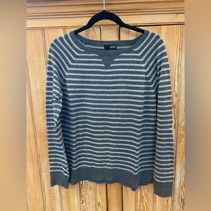 a.n.a. Very cute two tone striped sweater, size M